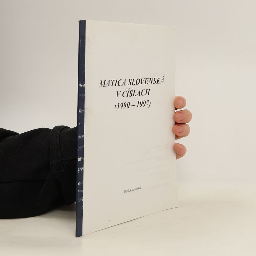 Autorenkollektiv Matica slovenská číslach (1990-1997)