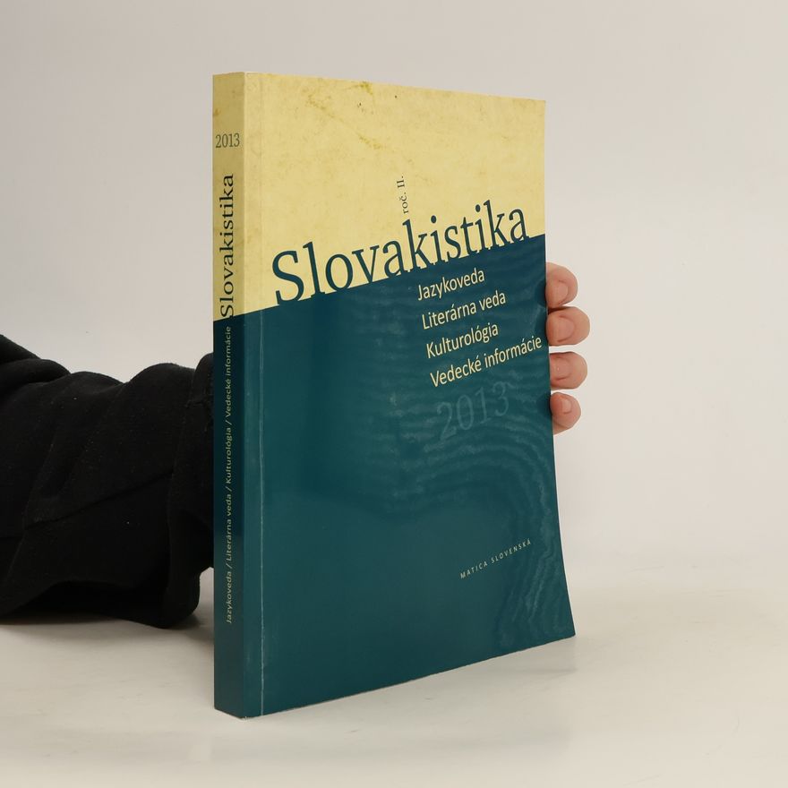 Imrich Sedlák Slovakistika 2013