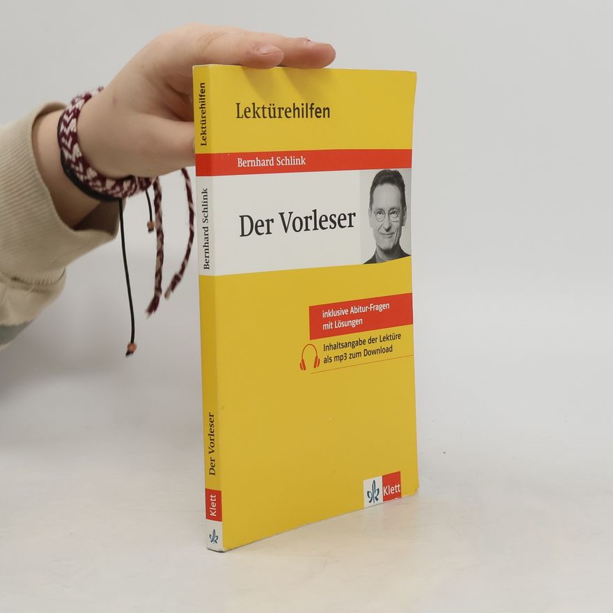 Hanns-Peter Reisner Lektürehilfen Bernhard Schlink 'Der Vorleser'