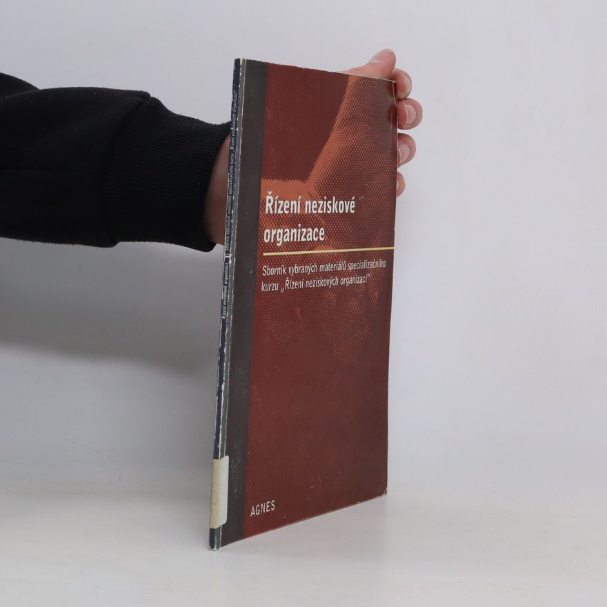 Jiří Tošner Řízení neziskové organizace