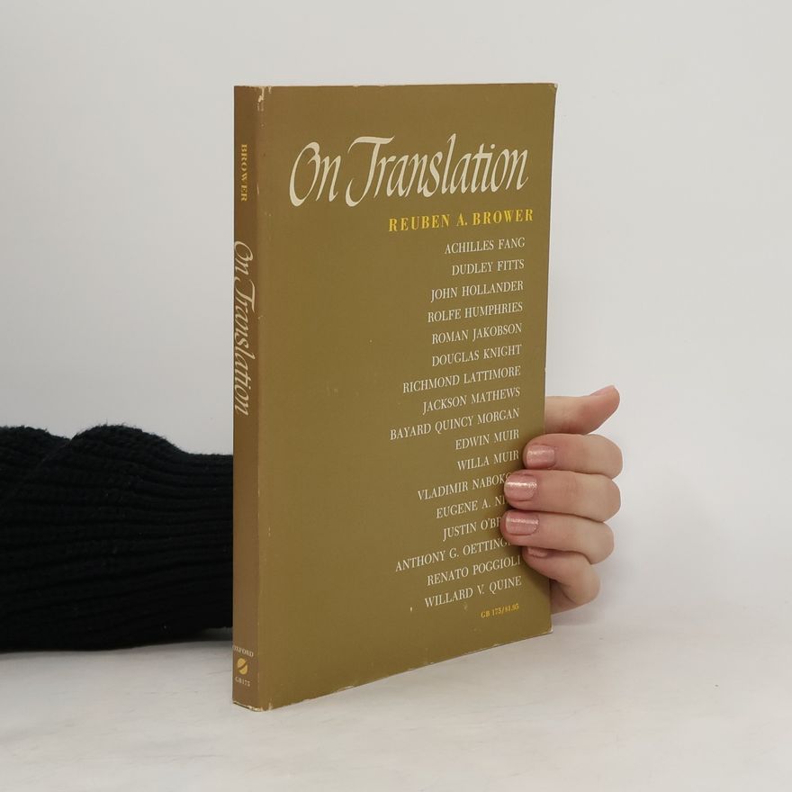 Reuben A. Brower On Translation
