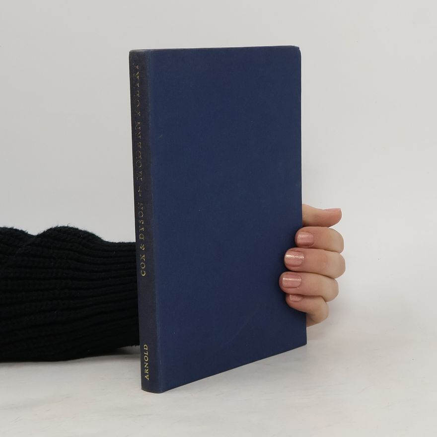C. B. Cox Modern Poetry