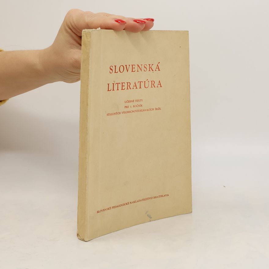 Autorenkollektiv Slovenská literatúra