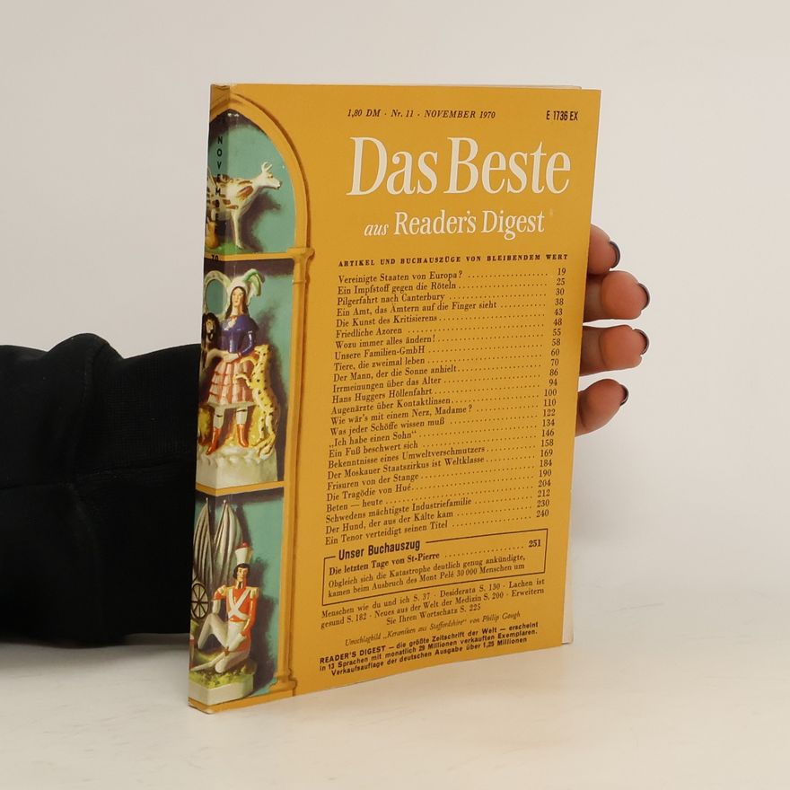 Kolektiv autorů Das Beste aus Reader's Digest. Nr. 11/1970