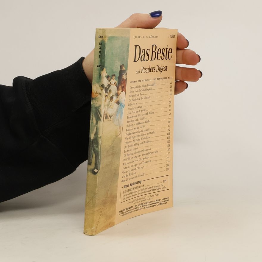 Kolektiv autorů Das Beste aus Reader´s Digest 3/1968
