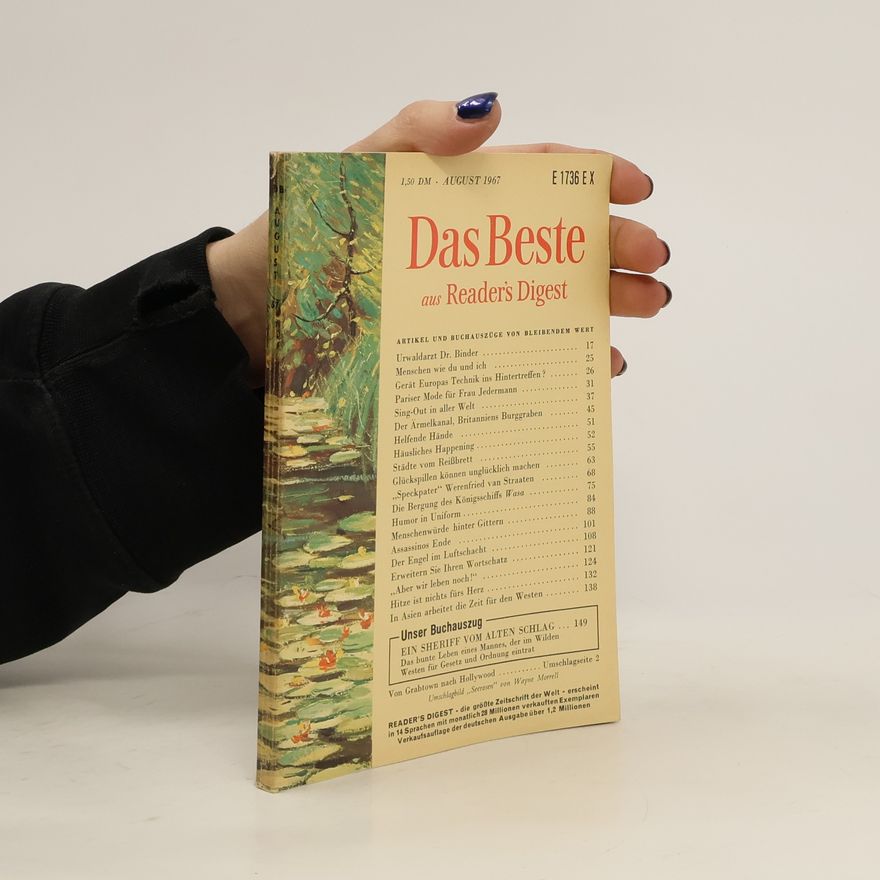 Kolektiv autorů Das Beste aus Reader's Digest 8/1967