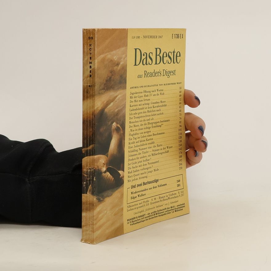 Kolektiv autorů Das Beste aus Reader's Digest 11/1967