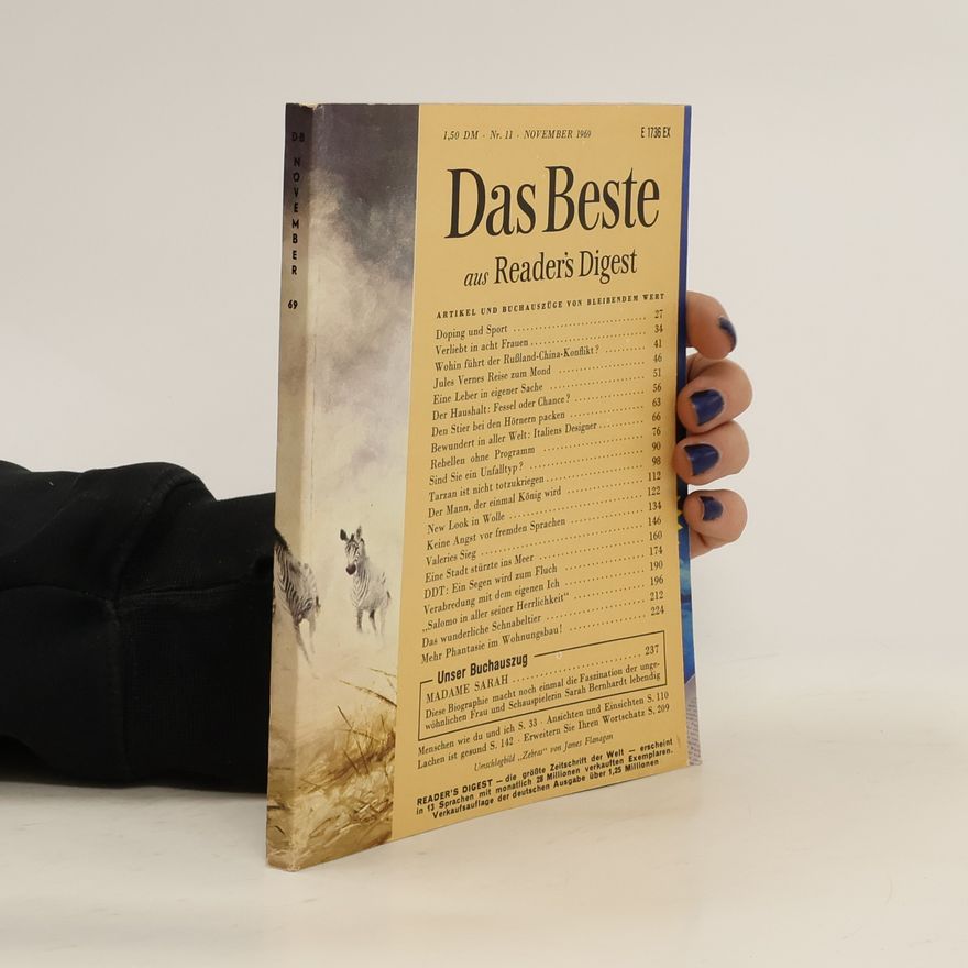 Kolektiv autorů Das Beste aus Reader's Digest 11/1969