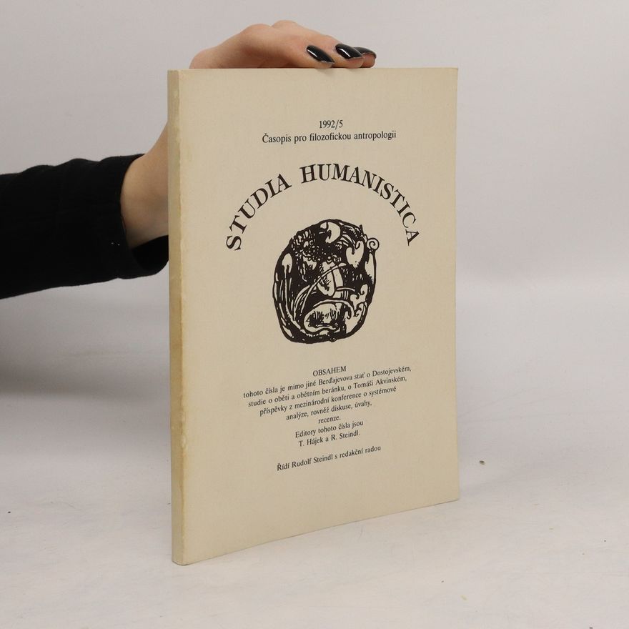 Kolektív autorov Studia humanistica. Časopis pro filosofickou antropologii 1992/5