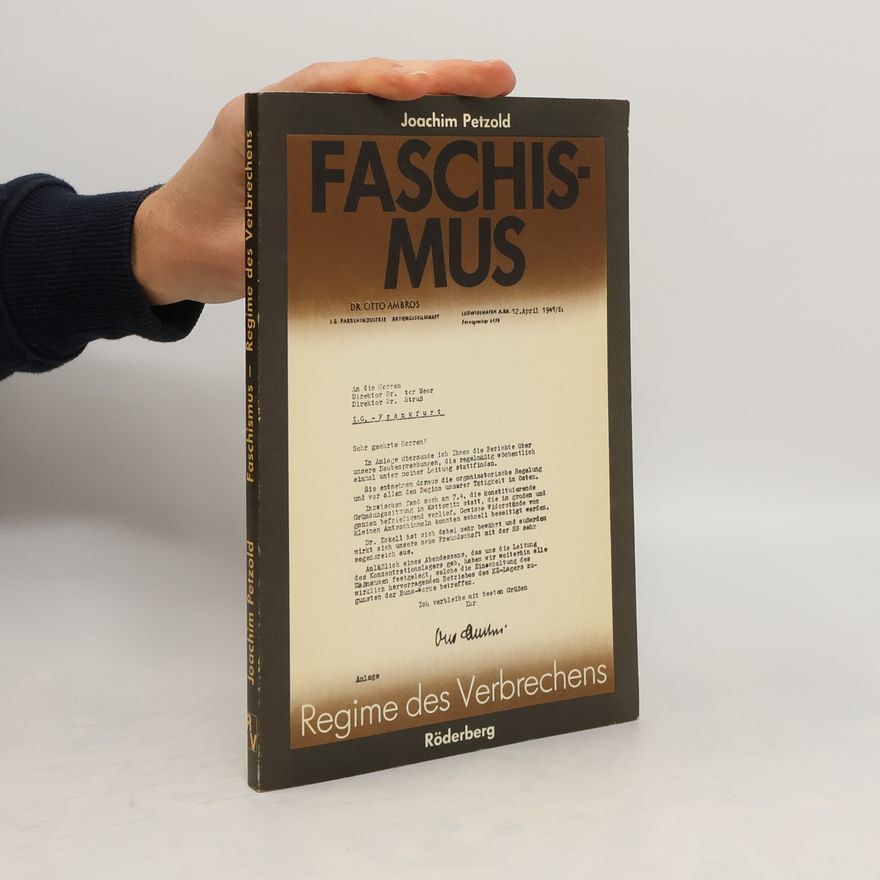 Joachim Petzold Faschismus