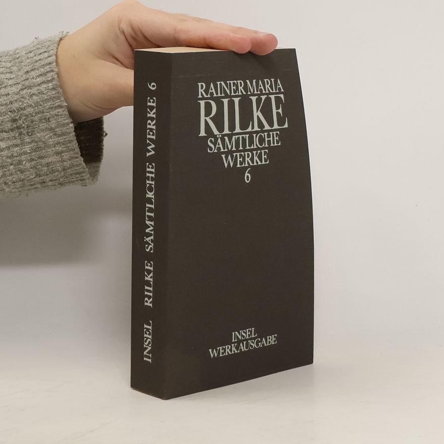 Rainer Maria Rilke Sämtliche Werke 6