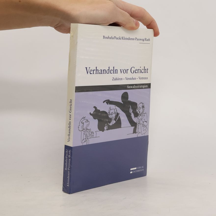 Susanna Kleindienst-Passweg Verhandeln vor Gericht