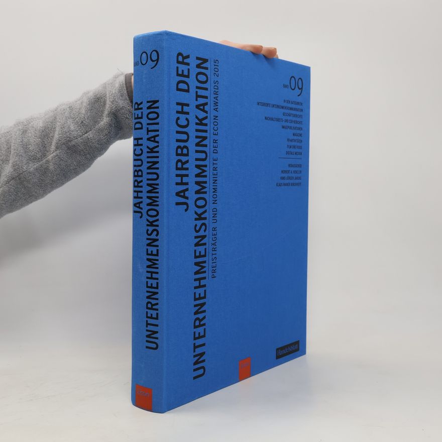 Hans-Jürgen Jakobs Jahrbuch der Unternehmenskommunikation. Band 9. 2015