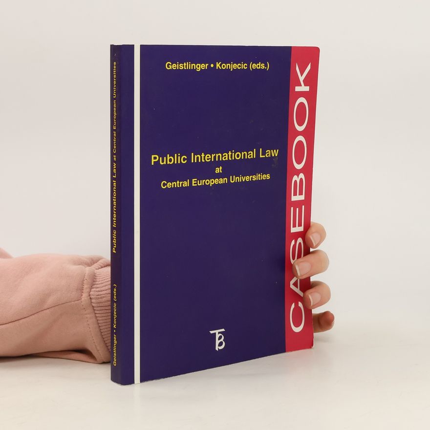 Erwin Konjecic Public international law at Central European Universities