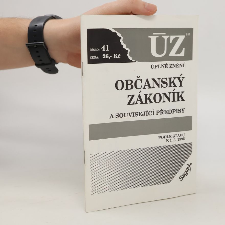 Kolektív autorov Občanský zákoník a související předpisy: podle stavu k 1.3.1995