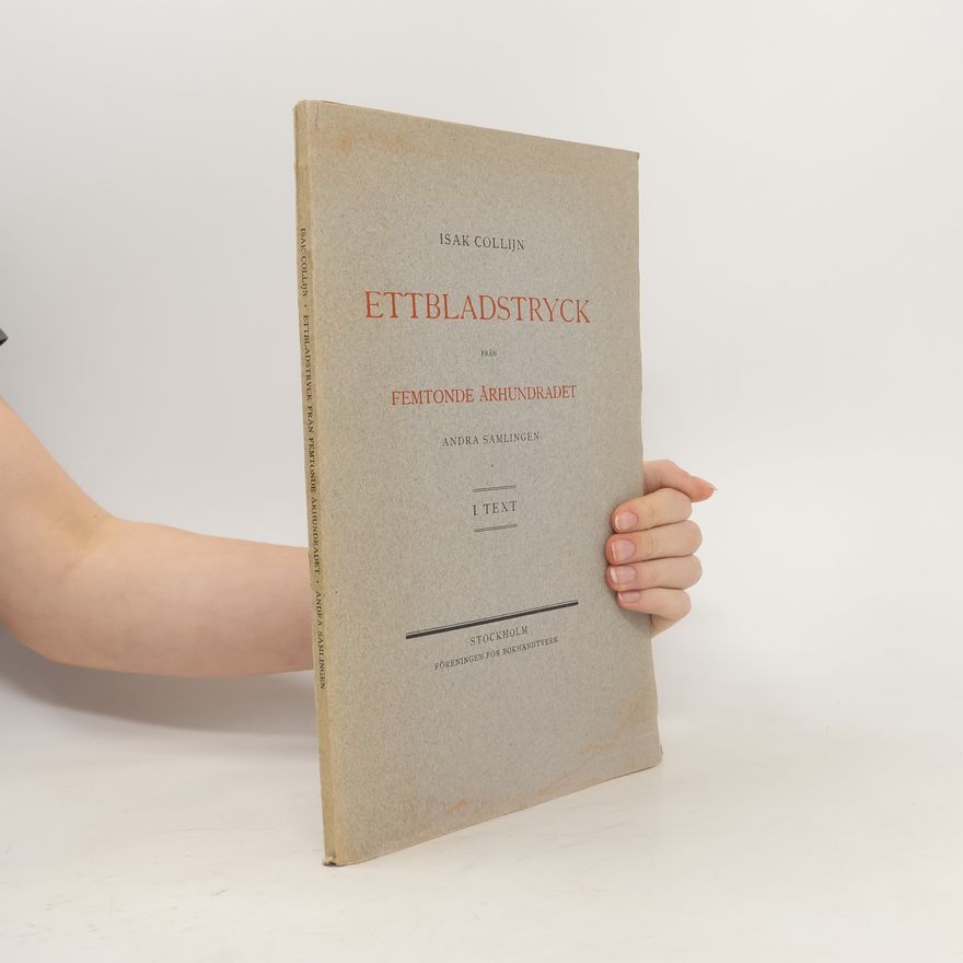 Isak Collijn Ettbladstryck