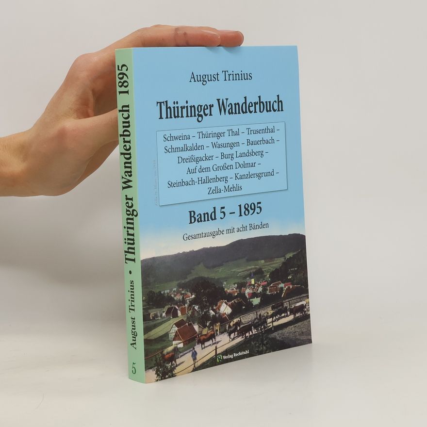 August Trinius Thüringer Wanderbuch