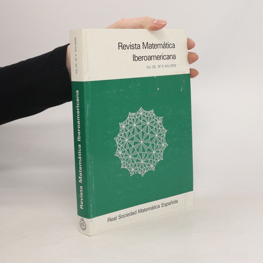 Kolektiv autorů Revista Matemática Iberoamericana 25
