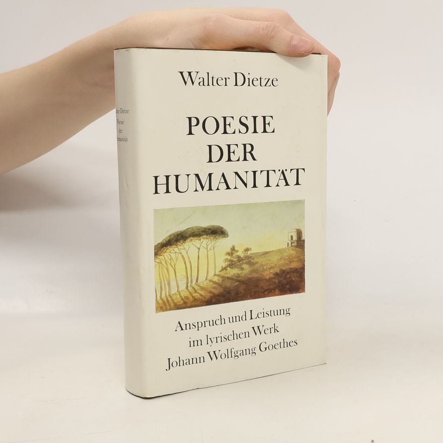 Walter Dietze Poesie der Humanität