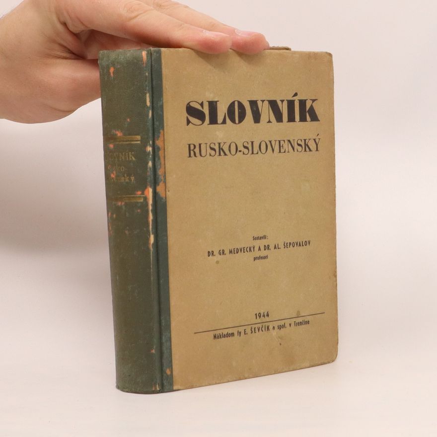 Al. Šepovalov Slovník rusko-slovenský