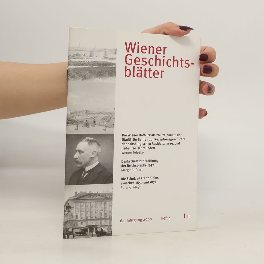 Autorenkollektiv Wiener Geschichtsblätter 4/2009