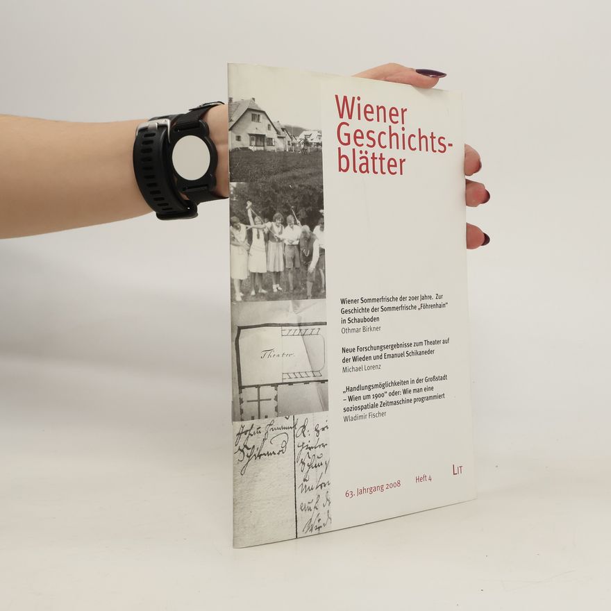Autorenkollektiv Wiener Geschichtsbläter 4/2008