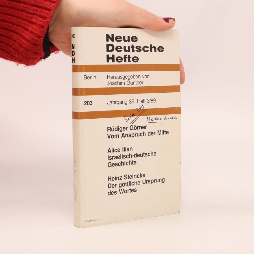 Autorenkollektiv Neue Deutsche Hefte 3/1989