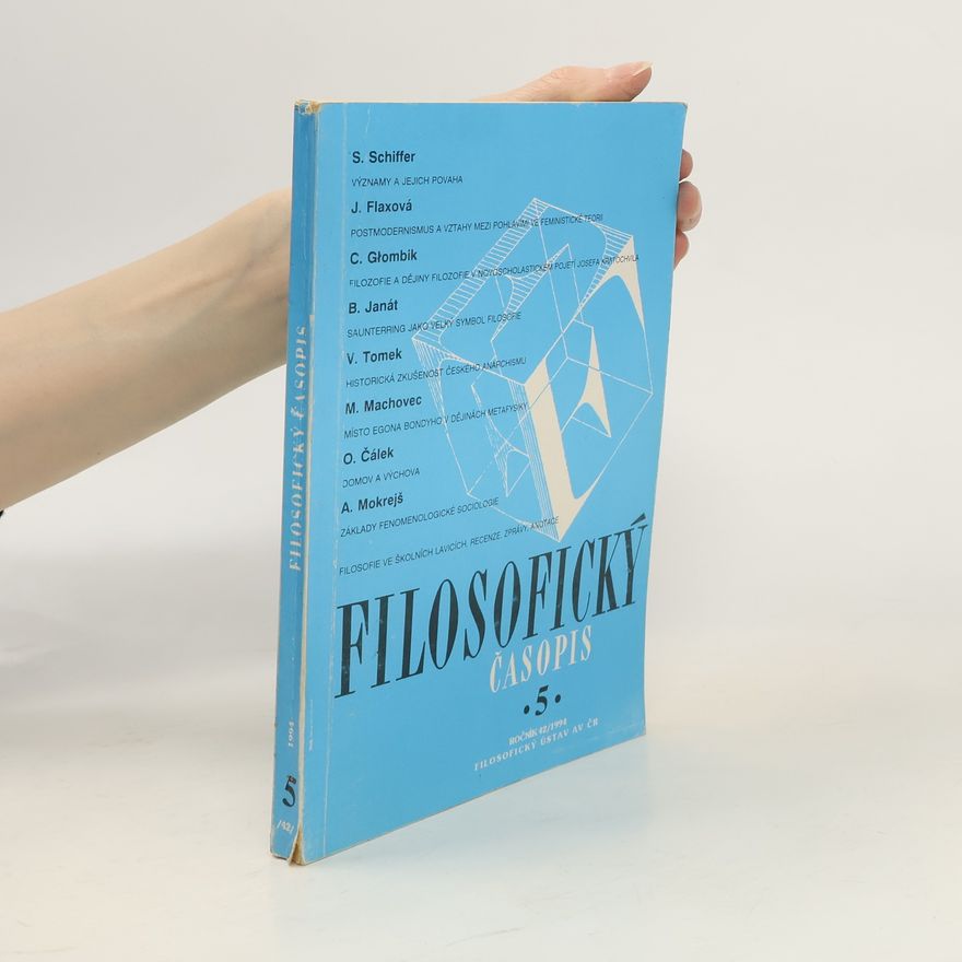 Autorenkollektiv Filosofický časopis 5/1994
