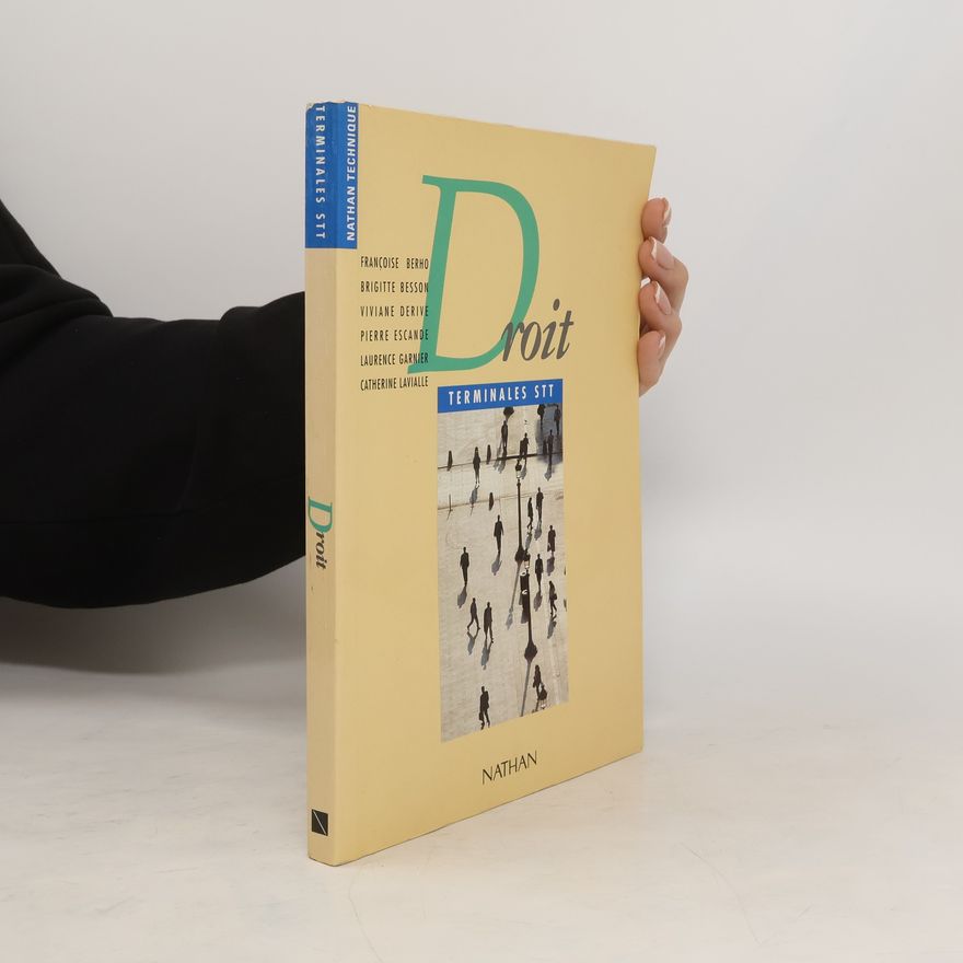 Kolektiv autorů Droit, terminales STT