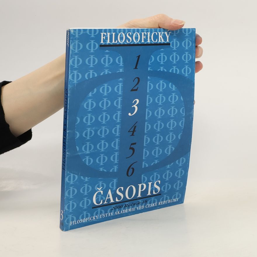 Autorenkollektiv Filosofický časopis 3/2000. Ročník 48