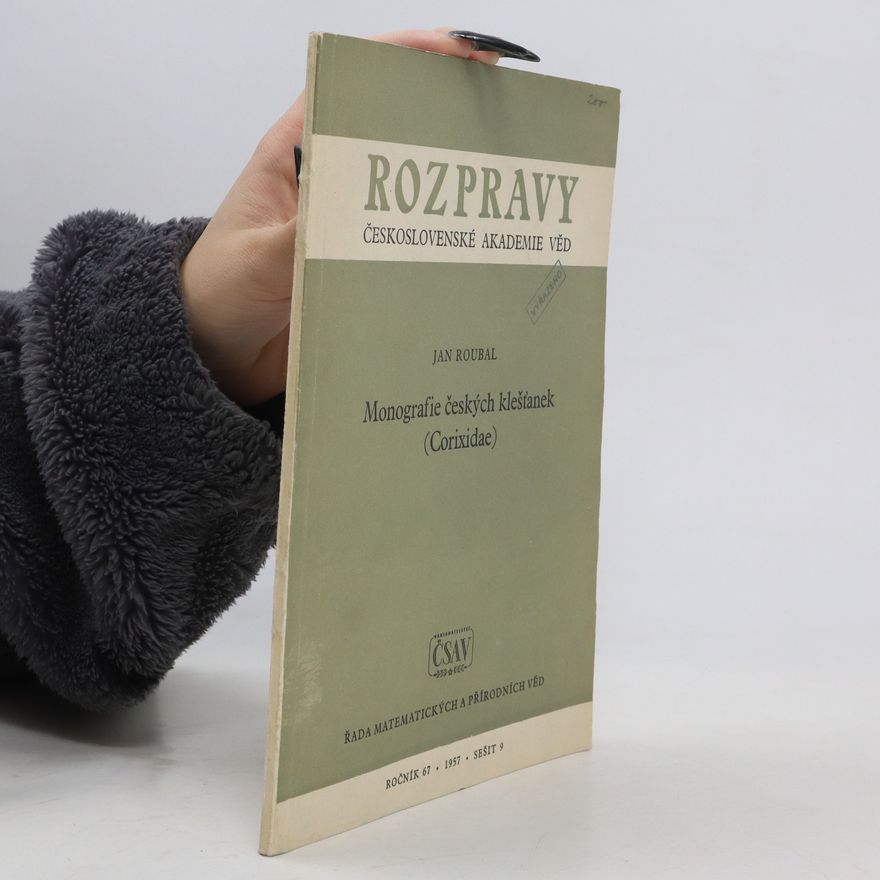 Jan Roubal Monografie českých klešťanek. Sešit 9
