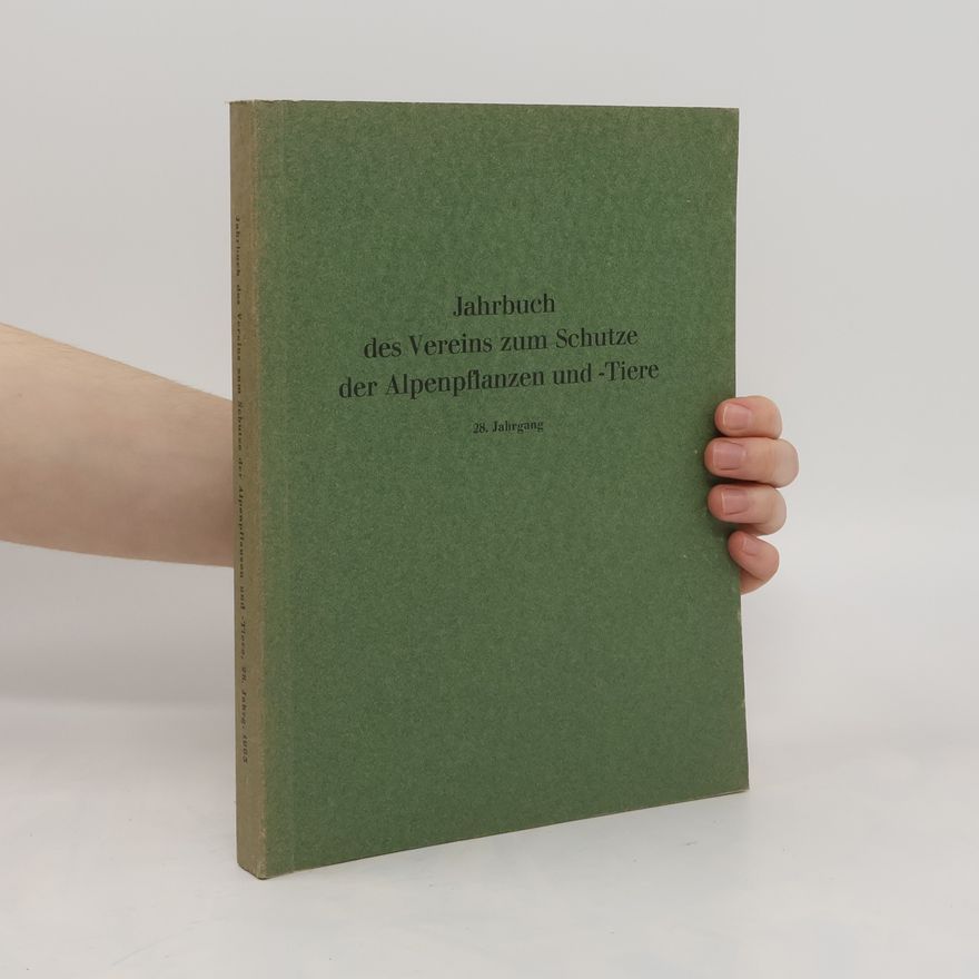 Collectif d'auteurs Jahrbuch des Vereins zum Schutze der Alpenpflanzen und -Tiere