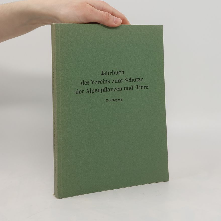 Collectif d'auteurs Jahrbuch des Vereins zum Schutze der Alpenpflanzen und Tiere