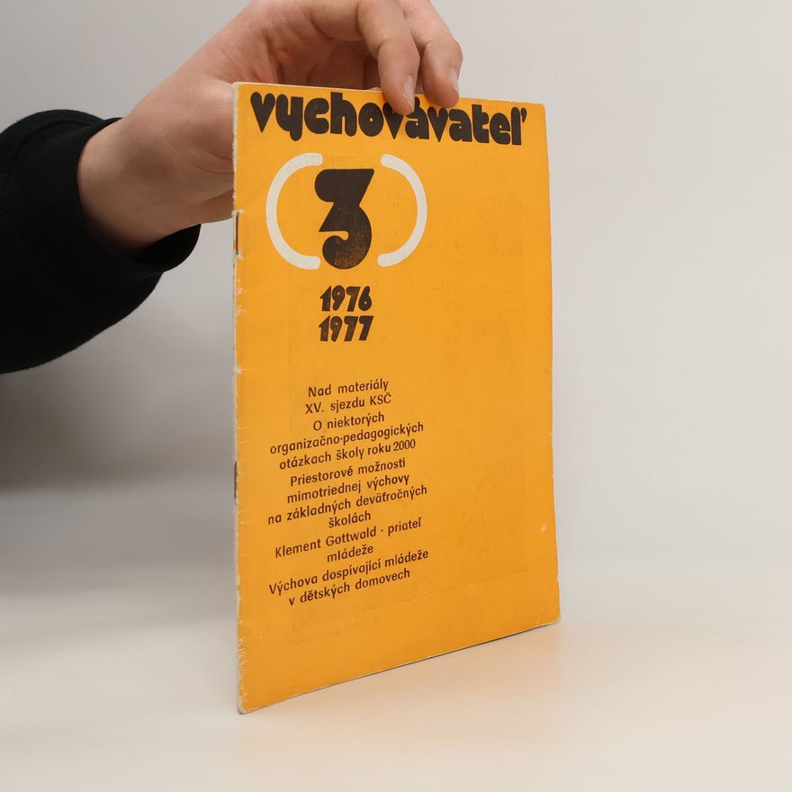 Kolektiv autorů Vychovateľ 3. 1976/1977