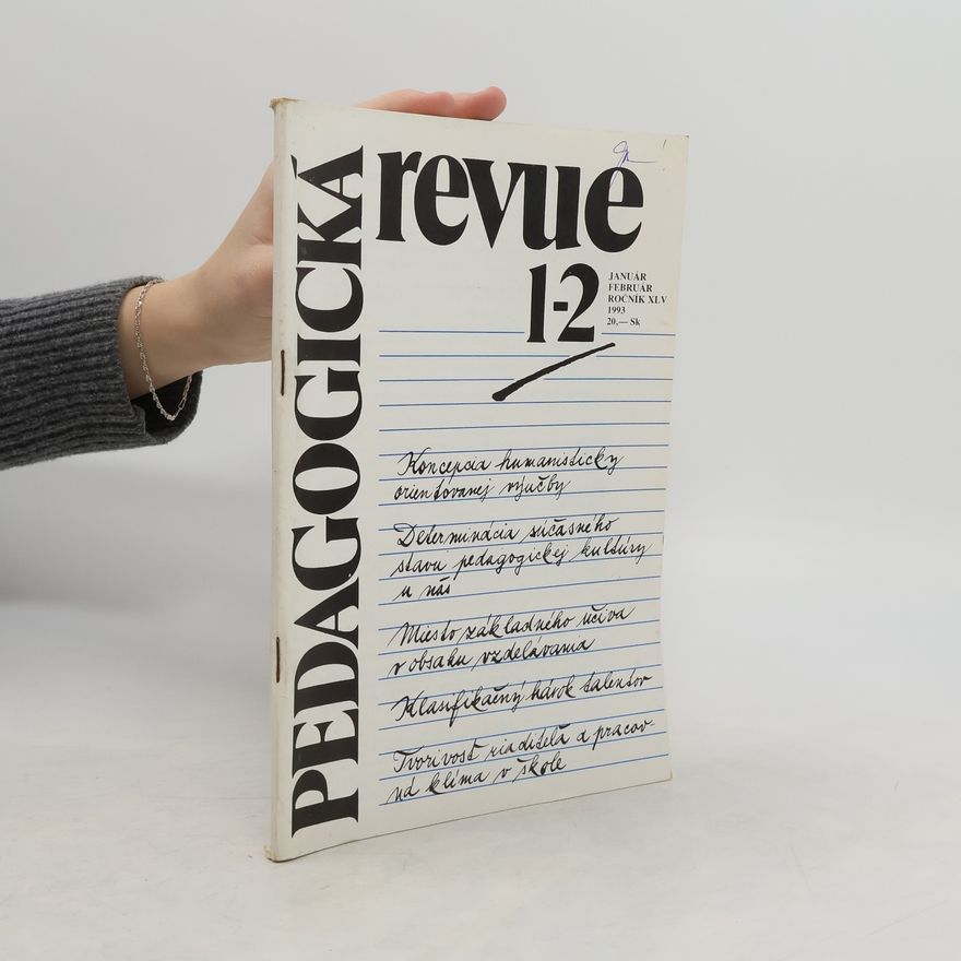 Kolektiv autorů Pedagogická revue 1-2
