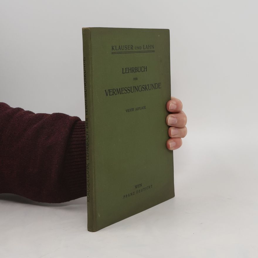 Alons Cappilleri Lehrbuch der Vermessungkunde