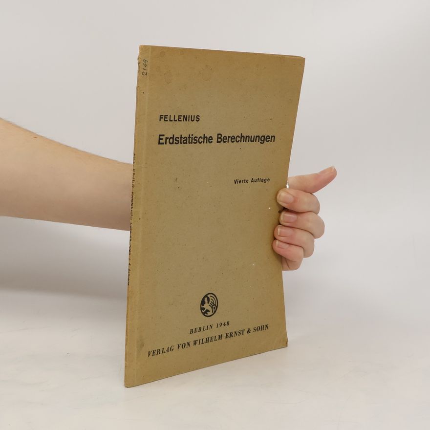 Fellenius Erdstatische Berechnungen