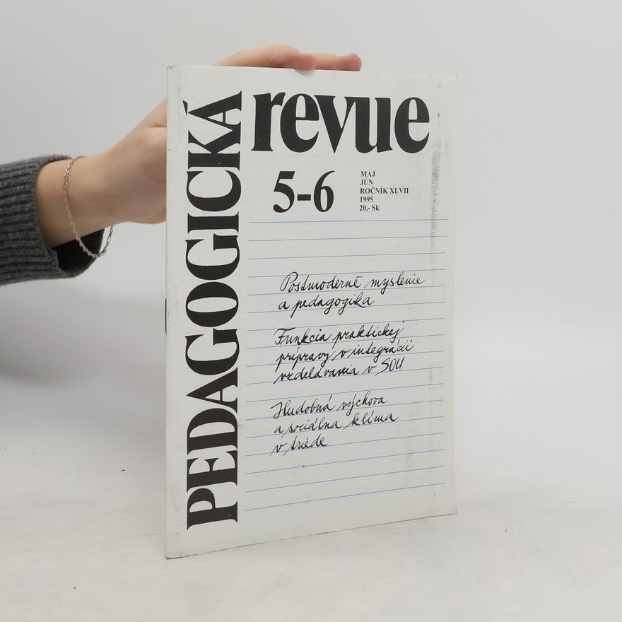 Kolektiv autorů Pedagogická revue 5-6/1995