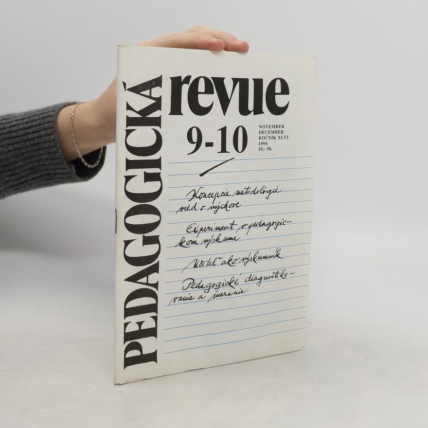 Kolektiv autorů Pedagogická revue 9-10