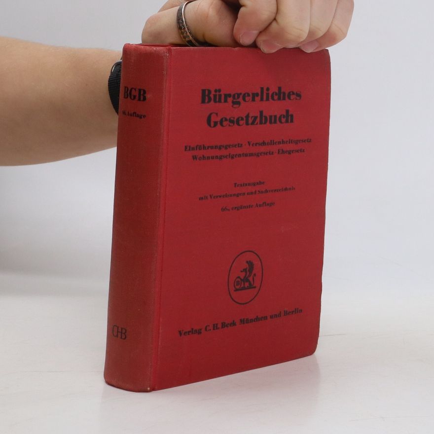 Kolektív autorov Bürgerliches Gesetzbuch