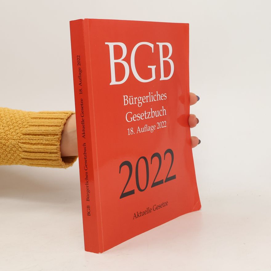 Kolektív autorov BGB Bürgerliches Gesetzbuch 18. Auflage 2022
