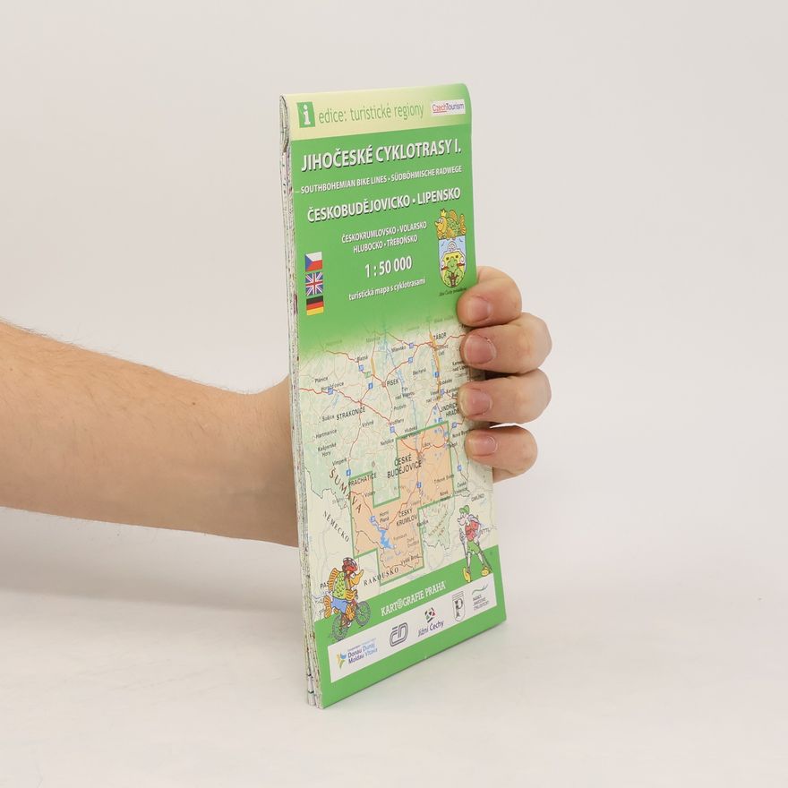 Kolektiv autorů Jihočeské cyklotrasy I. = Southbohemian bike lines = Südböhmische Radwege : Českobudějovicko, Lipensko, Českokrumlovsko, Volarsko, Hlubocko, Třeboňsko : turistická mapa s cyklotrasami 1:50 000