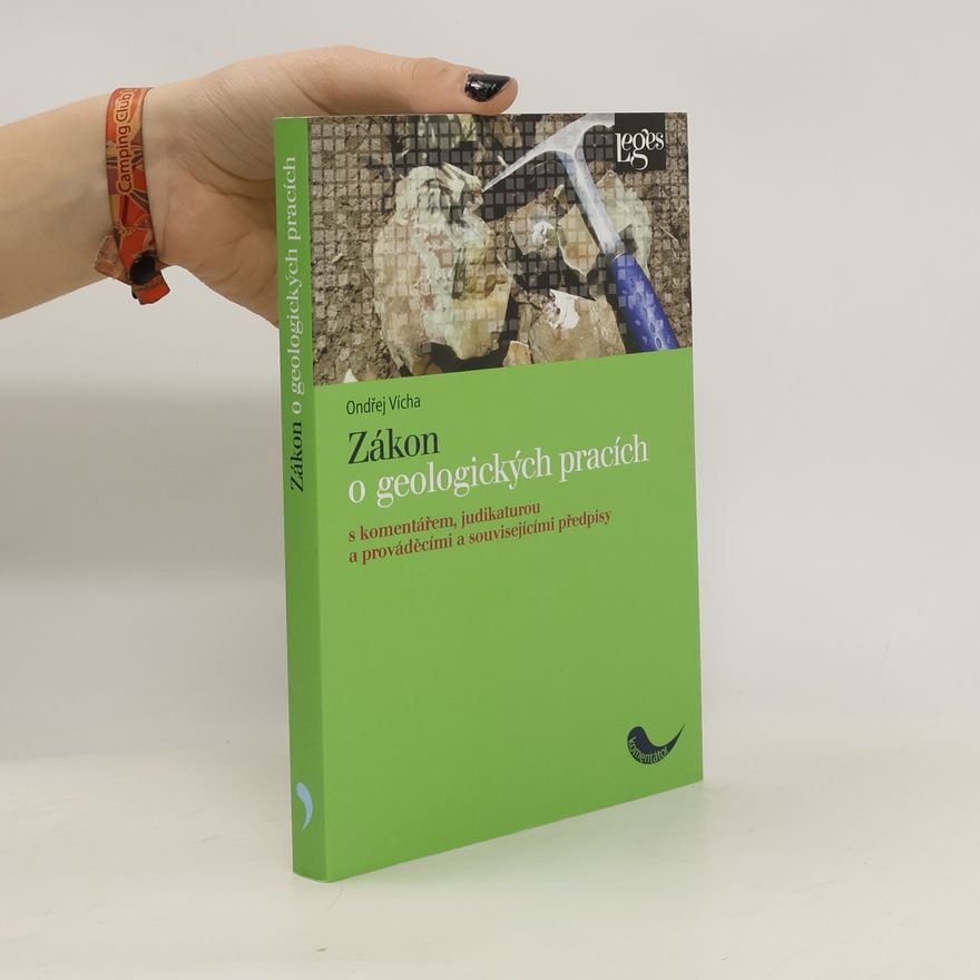 Ondřej Vícha Zákon o geologických pracích