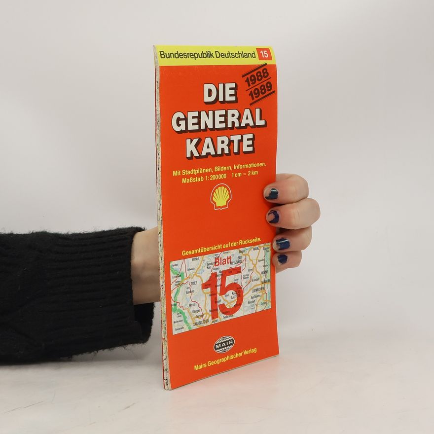 Autores varios Bundesrepublik Deutschland 15. Die general Karte 1988/1989