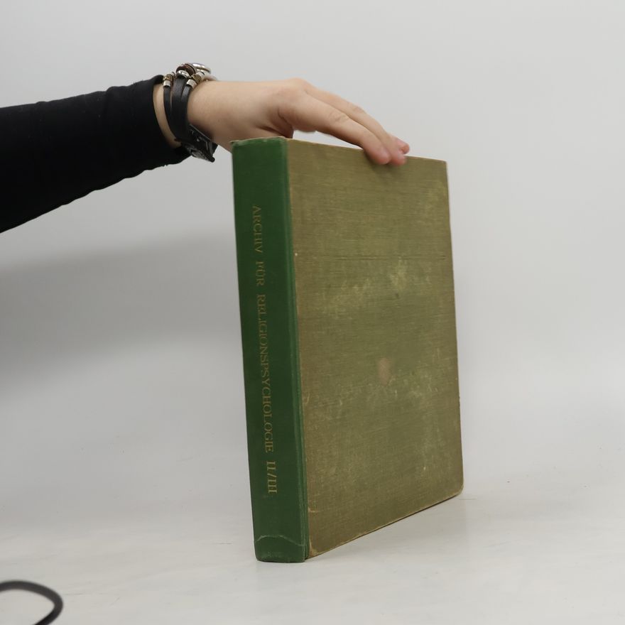 W. Stählin Archiv für Religionspsychologie 2-3