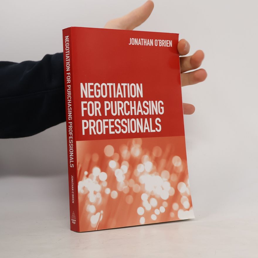 Jonathan O'Brien Negotiation for Purchasing Professionals