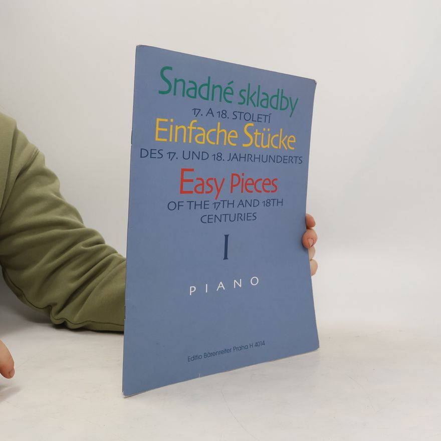 Bärenreiter Praha s.r.o Snadné skladby 17. a 18. století. Piano