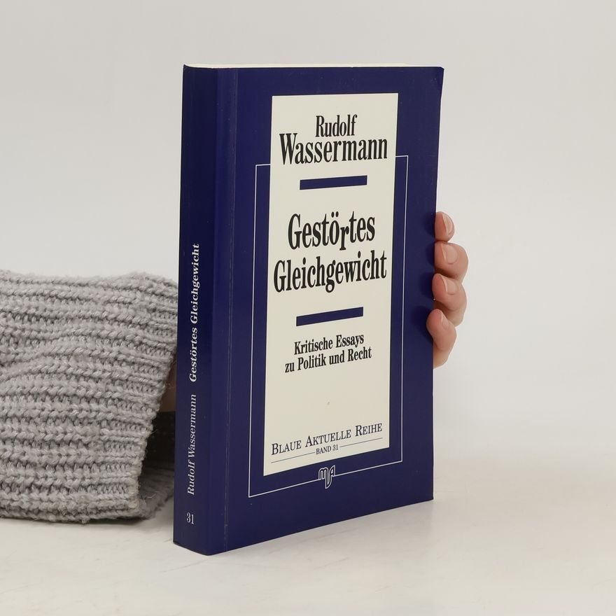 Rudolf Wassermann Gestörtes Gleichgewicht