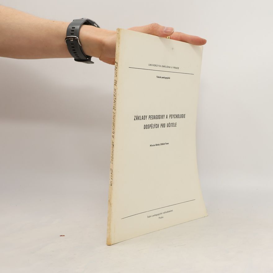 Oldřich Franc Základy pedagogiky a psychologie dospělých pro učitele