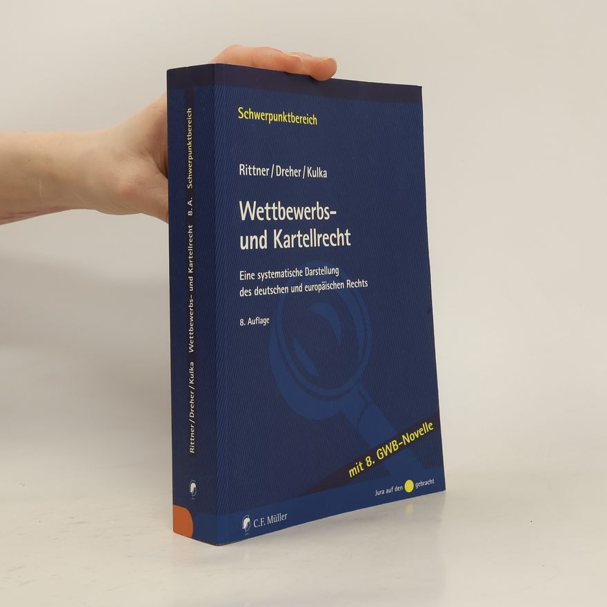Meinrad Dreher Wettbewerbs- und Kartellrecht